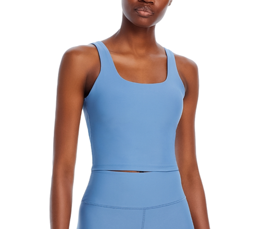 AQUA Athletic Square Neck Meet And Greet Top MSRP $58