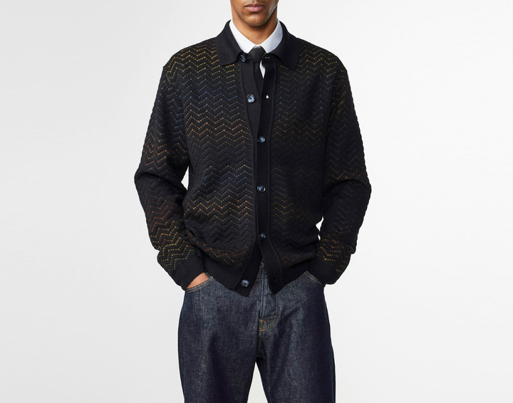 NN07 Thor Gradient Cardigan Sweater MSRP $360