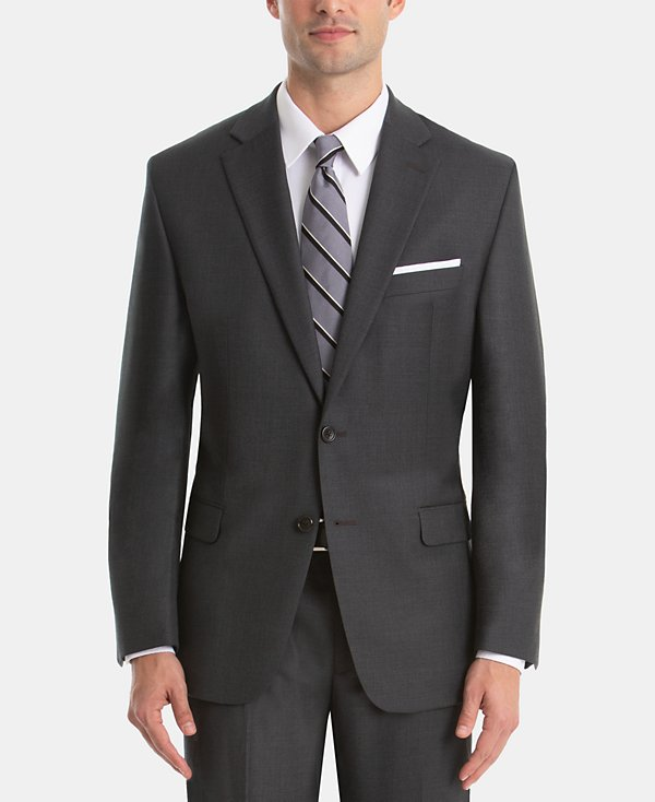 Lauren Ralph Lauren Men's UltraFlex Classic-Fit Wool Suit Jacket MSRP $450