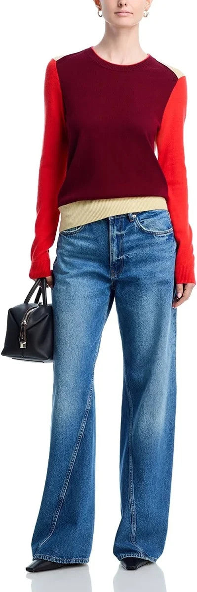 Rag & Bone Taron Colorblock Wool Sweater MSRP $358