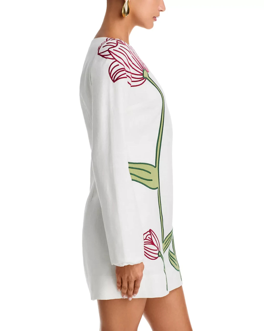 FARM Rio Long Sleeve Mini Dress MSRP $298
