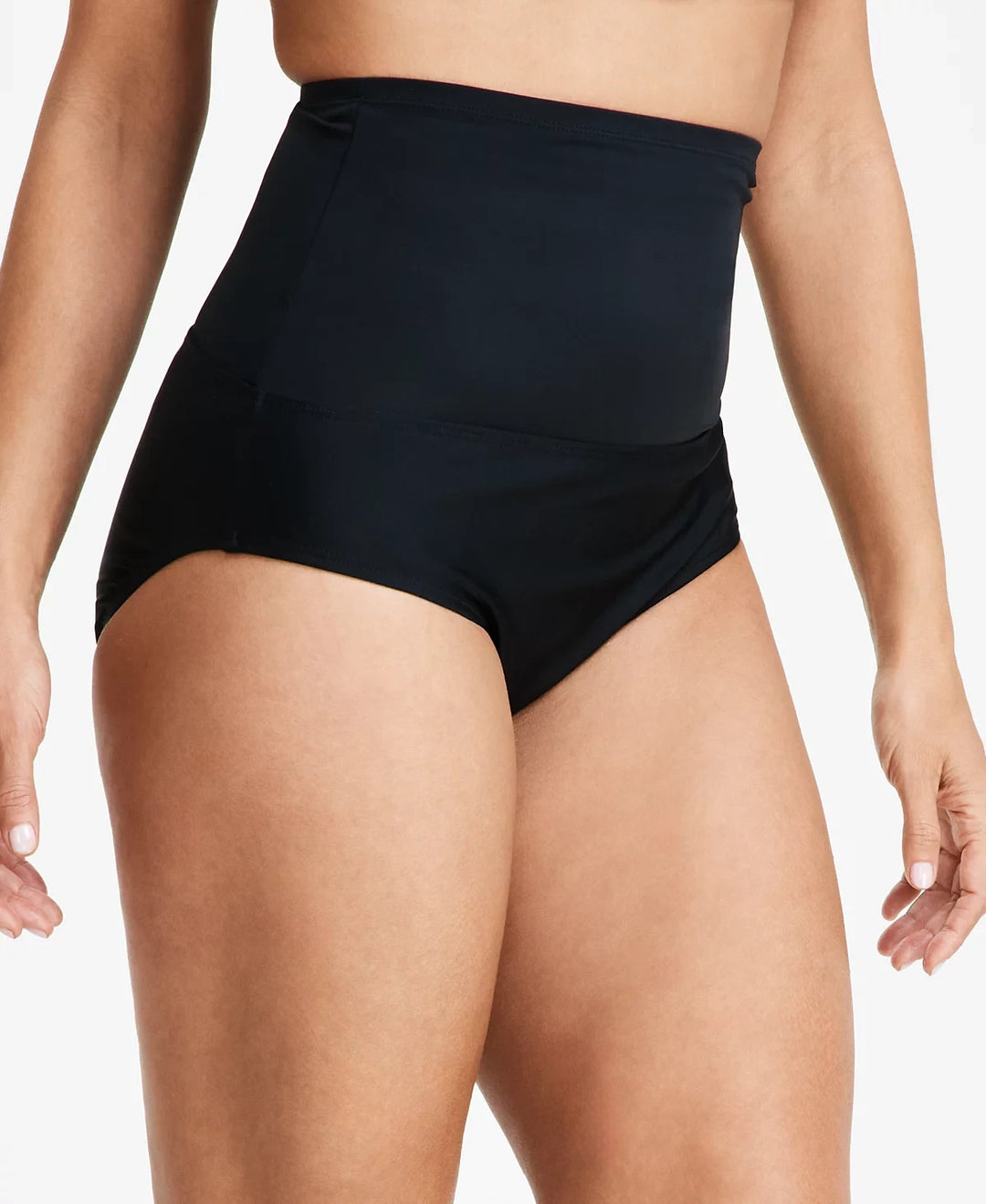 Island Escape High-Waist Tummy Control-Top Bikini Bottoms MSRP $29