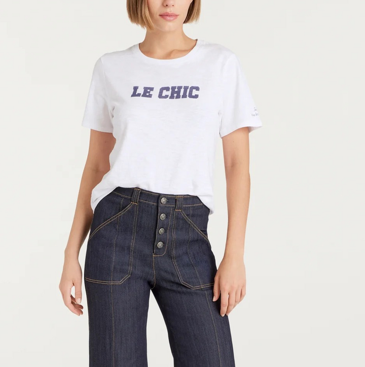 Cinq à Sept Le Chic Cotton Graphic T-Shirt MSRP $95