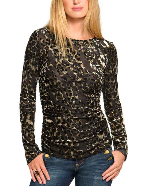 Ramy Brook Stefania Burnout Top  MSRP $295