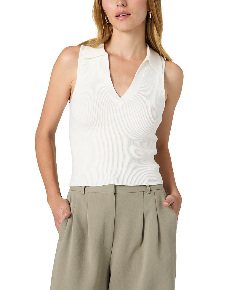 French Connection Cosysoft V-Neck Sleeveless Sweater Vest MSRP $88