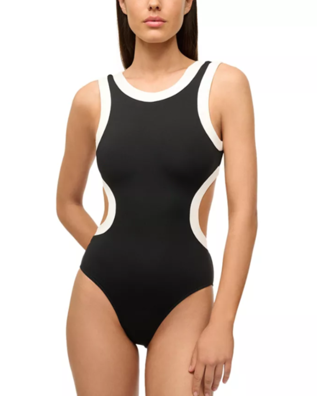 STAUD Dolce One Piece Swimsuit MSRP $215
