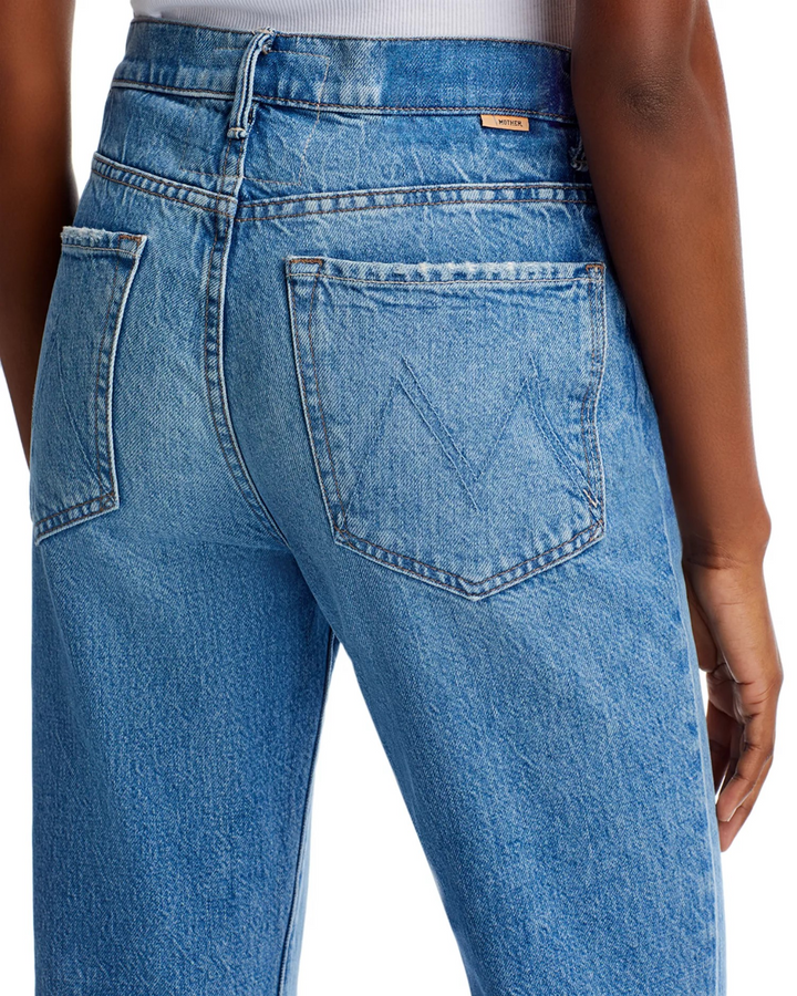 Mother the Dual Desperado Sneak in High Rise Jeans MSRP $298