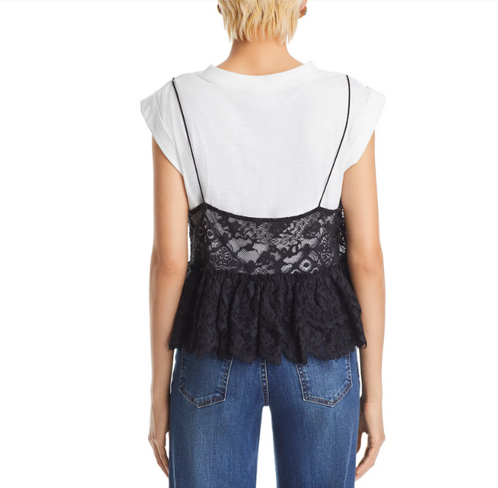 Cinq à Sept Samantha Lace Top MSRP $295