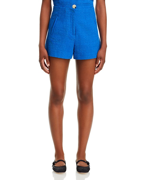 Veronica Beard Jazmin Cotton High Rise Shorts MSRP $328