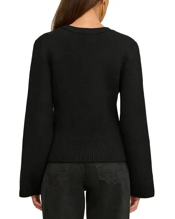Cult Gaia Jos V Neck Cardigan Sweater MSRP $498