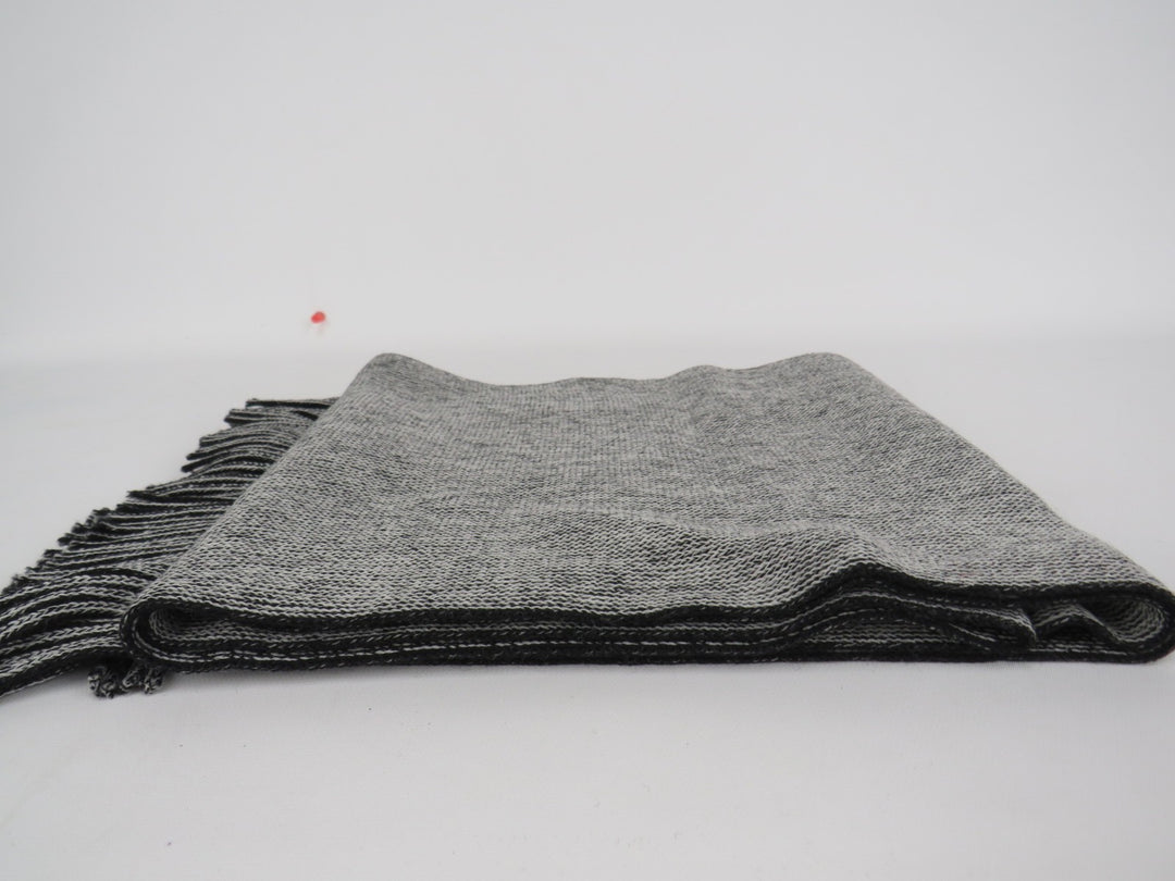 BUGATTI Knit Fringe Trim Wool Scarf MSRP $98