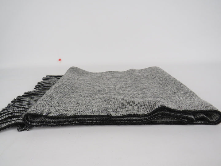 BUGATTI Knit Fringe Trim Wool Scarf MSRP $98