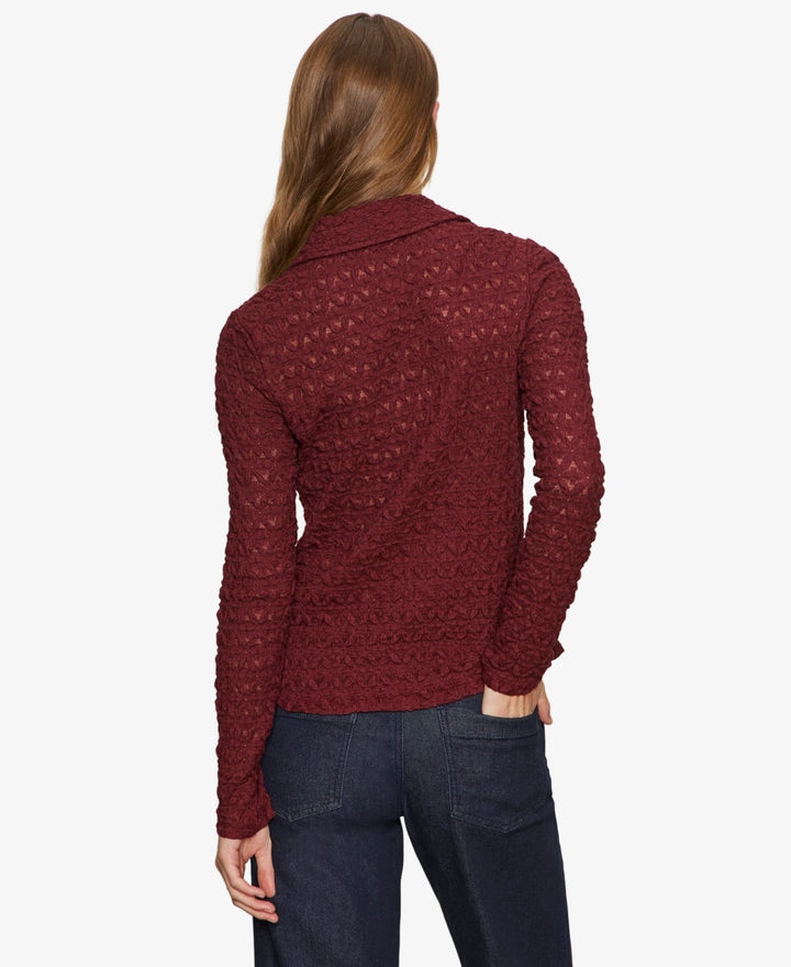 Sanctuary Women's Dreamgirl Lace Button-Up Shirt MSRP $69