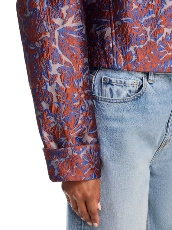 Derek Lam 10 Crosby Neville Cloque Jacket MSRP $595