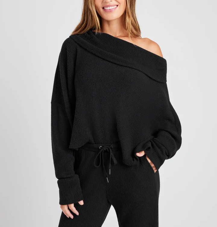Splendid London Lounge Drape Top MSRP $138