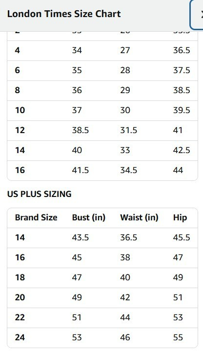 London Times Women's Printed Elbow-Sleeve A-Line Dress MSRP $89