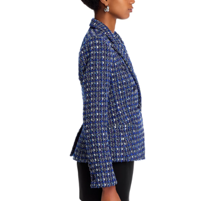L'AGENCE Marie Tweed Blazer MSRP $675