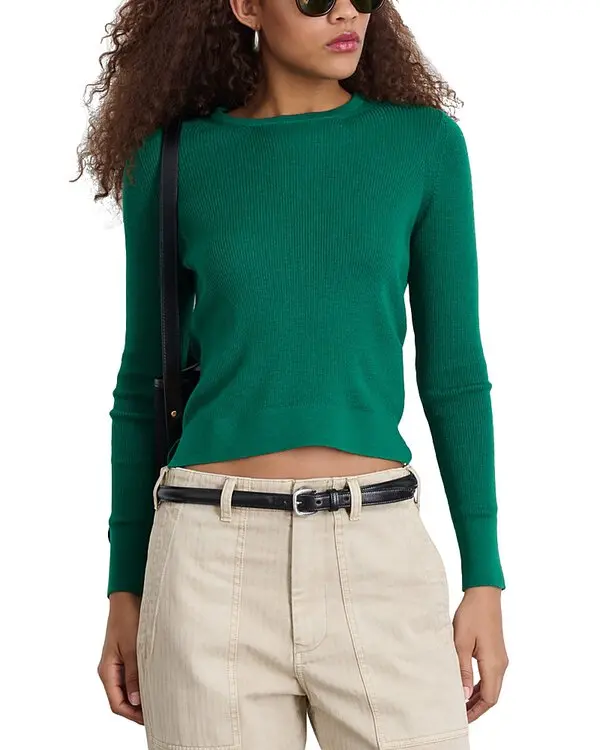 Alex Mill Ava Slim Fit Crewneck Wool Sweater MSRP $155