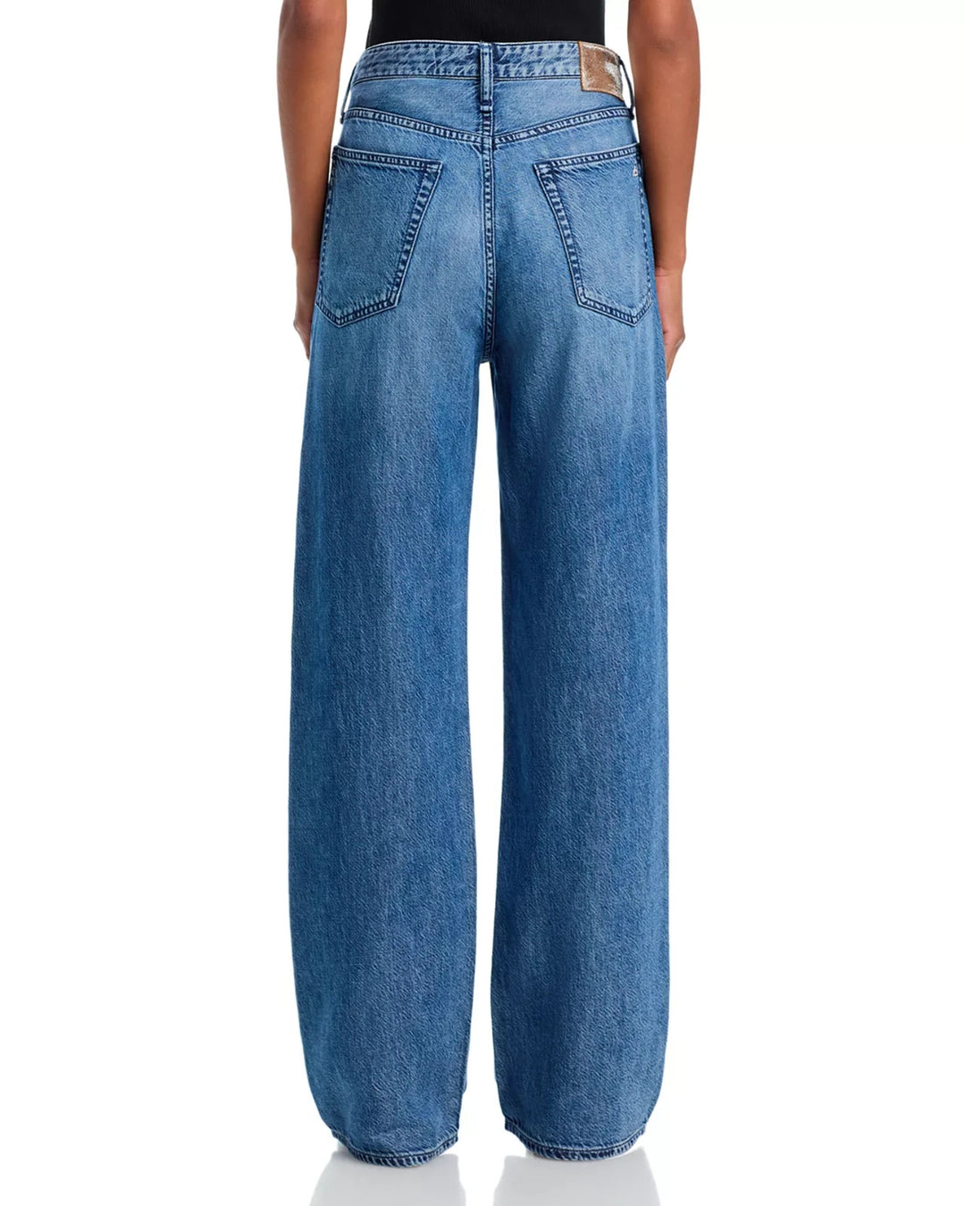 rag & bone Logan Featherweight High Rise Wide Leg Jeans MSRP $278