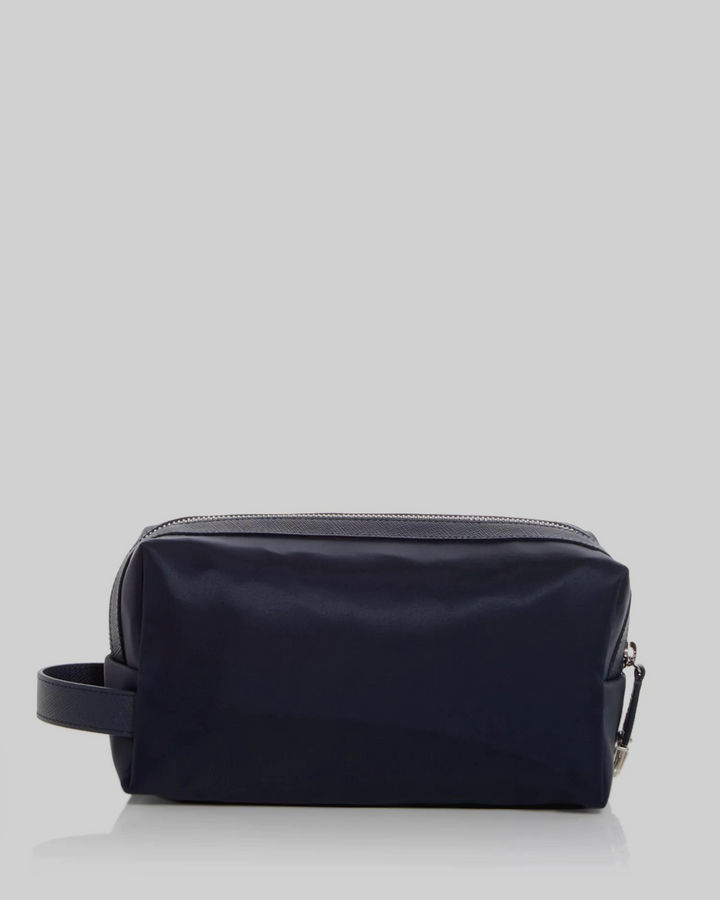 The Men's Store at Bloomingdale's Nylon & Leather Toiletry Bag MSRP $130