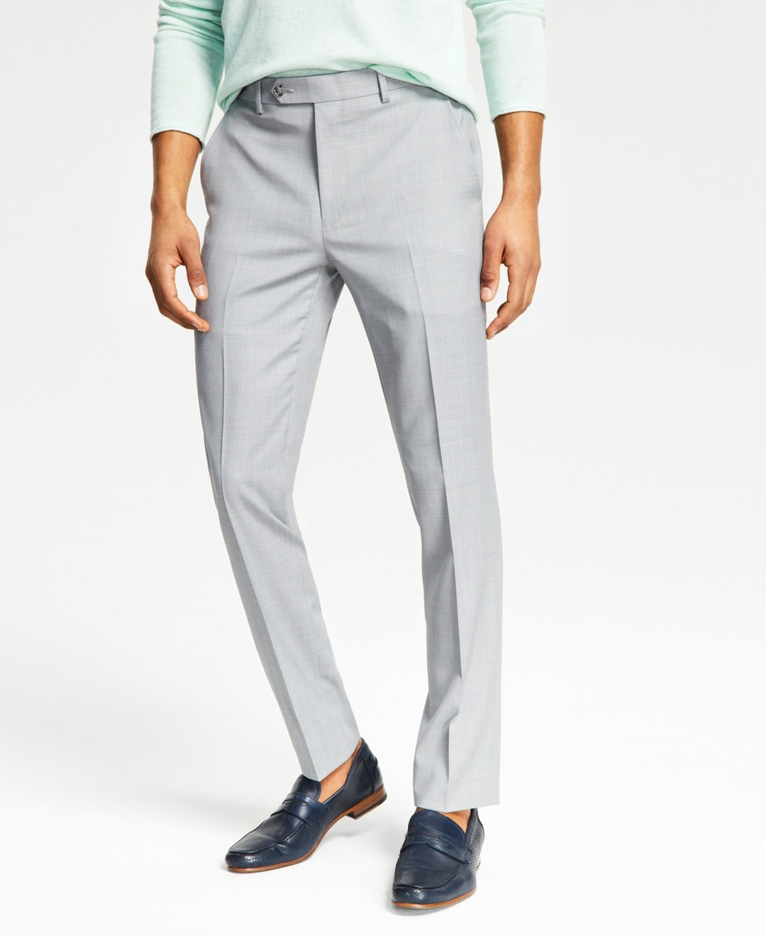 Bar III Men's Skinny-Fit Sharkskin Suit Pants MSRP $175