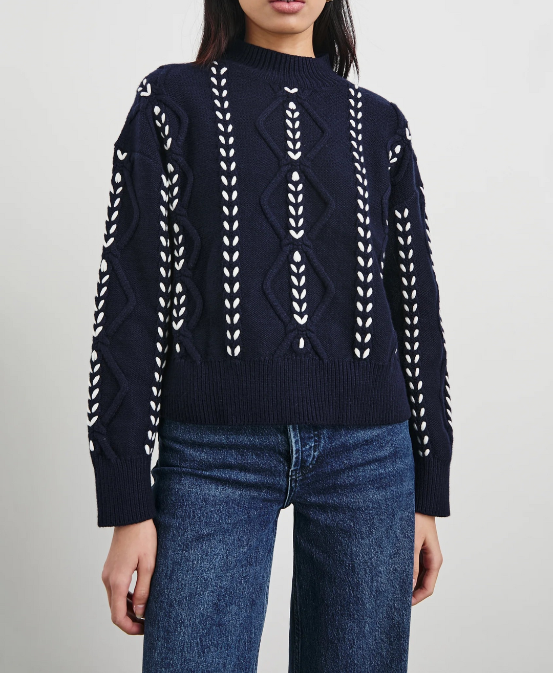 Rails Tori Ribbed Wool-Blend Sweater MSRP $288