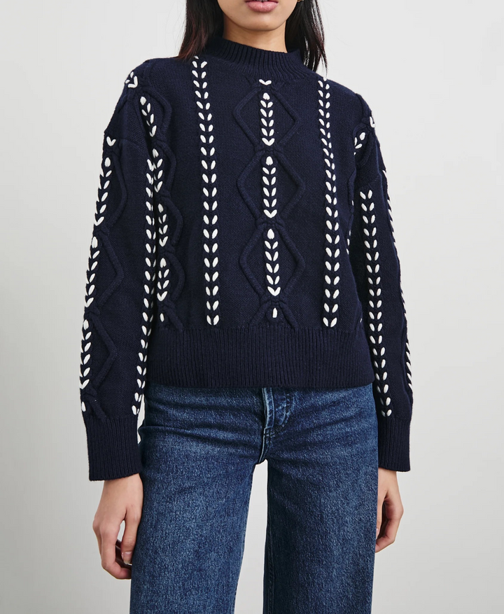 Rails Tori Ribbed Wool-Blend Sweater MSRP $288