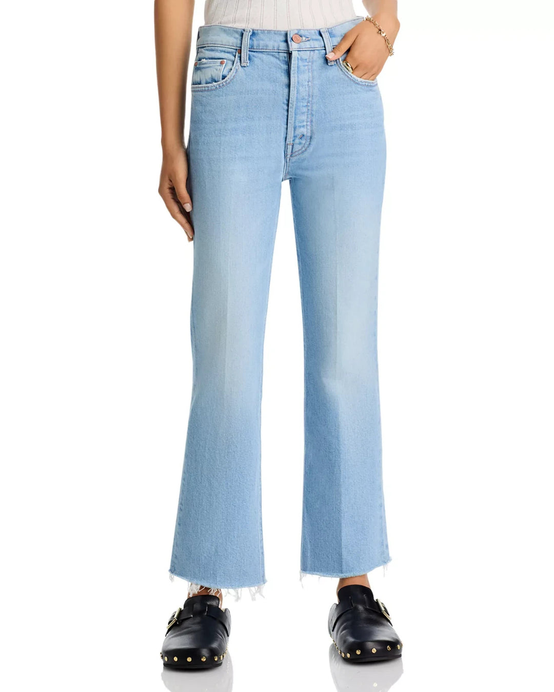 MOTHER The Tripper Flood Fray Jeans MSRP $248