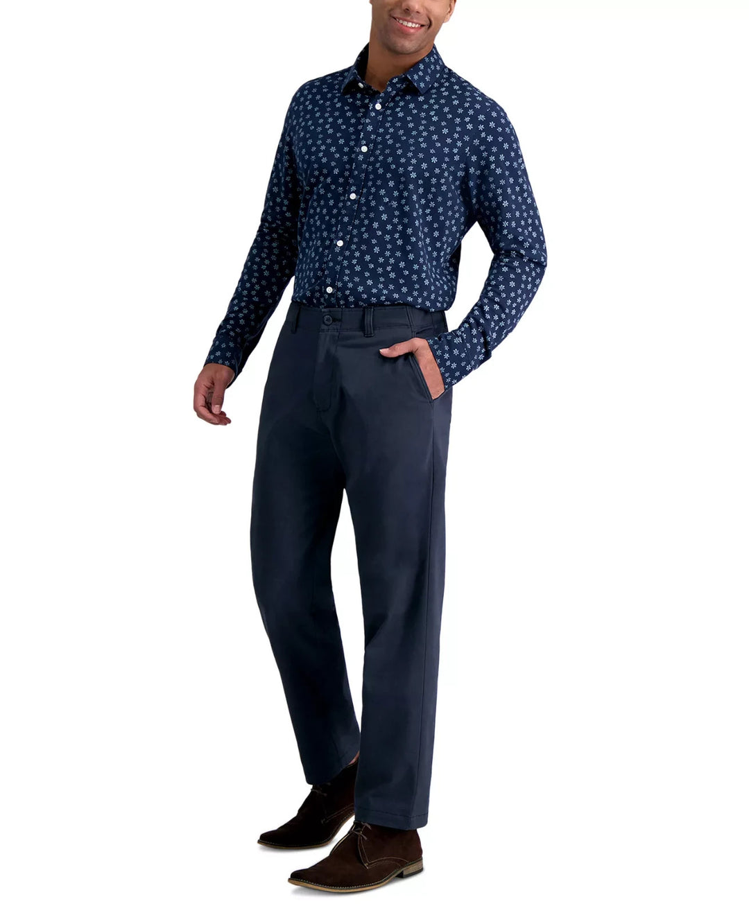 Haggar Men's Life Khaki™ Straight Fit Comfort Pant MSRP $80