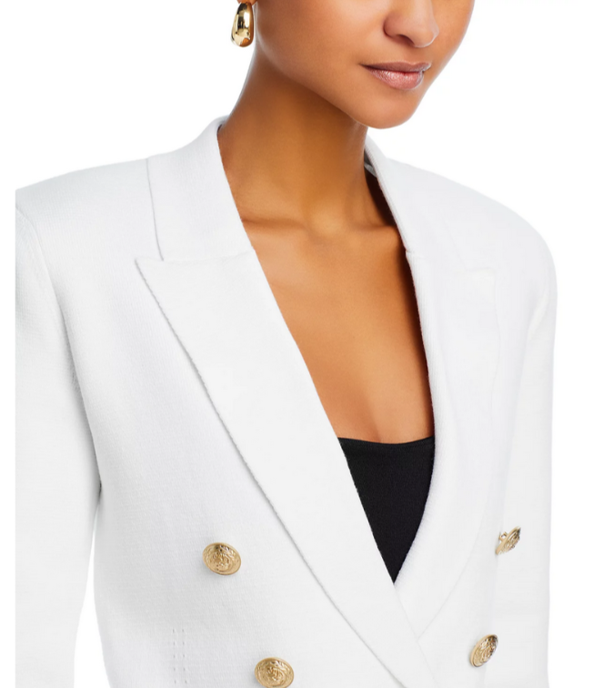 L'AGENCE Enzie Knit Blazer MSRP $495