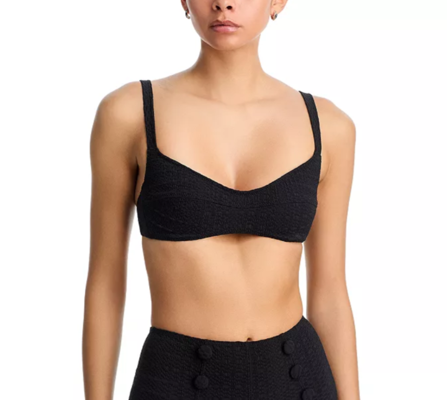 Lisa Marie Fernandez Balconette Bikini Top Size M # 17B 804 New