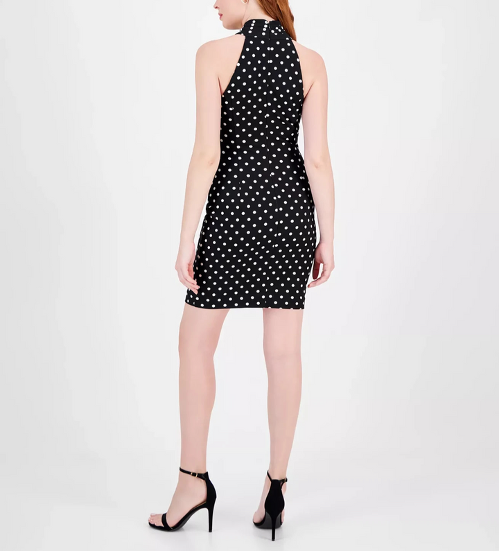 RACHEL Rachel Roy Women's Harland Printed Halter Mini Dress MSRP $119