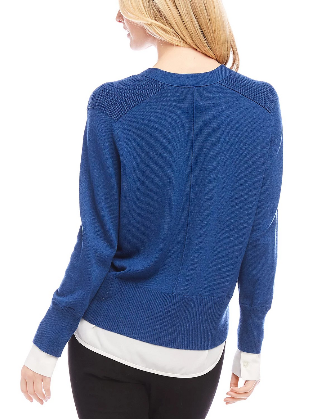 Karen Kane Layered Sweater Cardigan MSRP $148