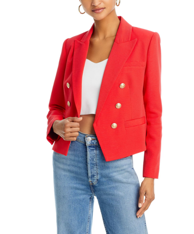 L'AGENCE Brooke Double Breasted Blazer MSRP $595