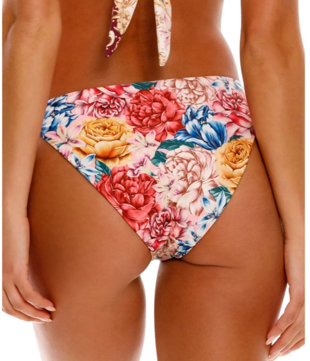 Agua Bendita Ilu Blush Reversible Bikini Bottom MSRP $110