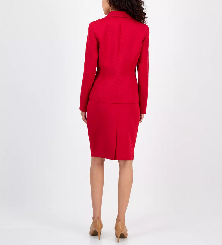 Le Suit Women's Shawl-Collar Jacket & Pencil Skirt Suit Set MSRP $225