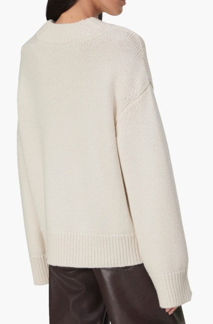 Rag & Bone Danica V-Neck Wool & Cashmere-Blend Sweater MSRP $478