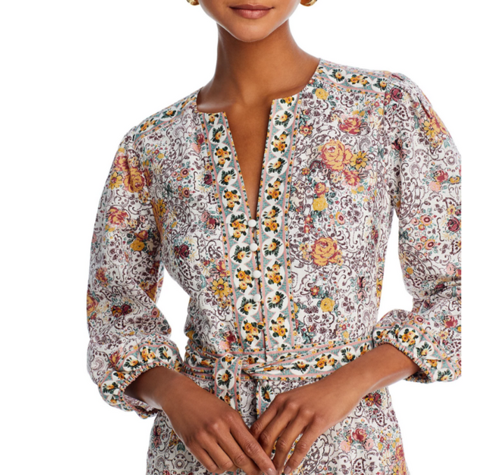 PAIGE Puglia Belted Romper MSRP $279