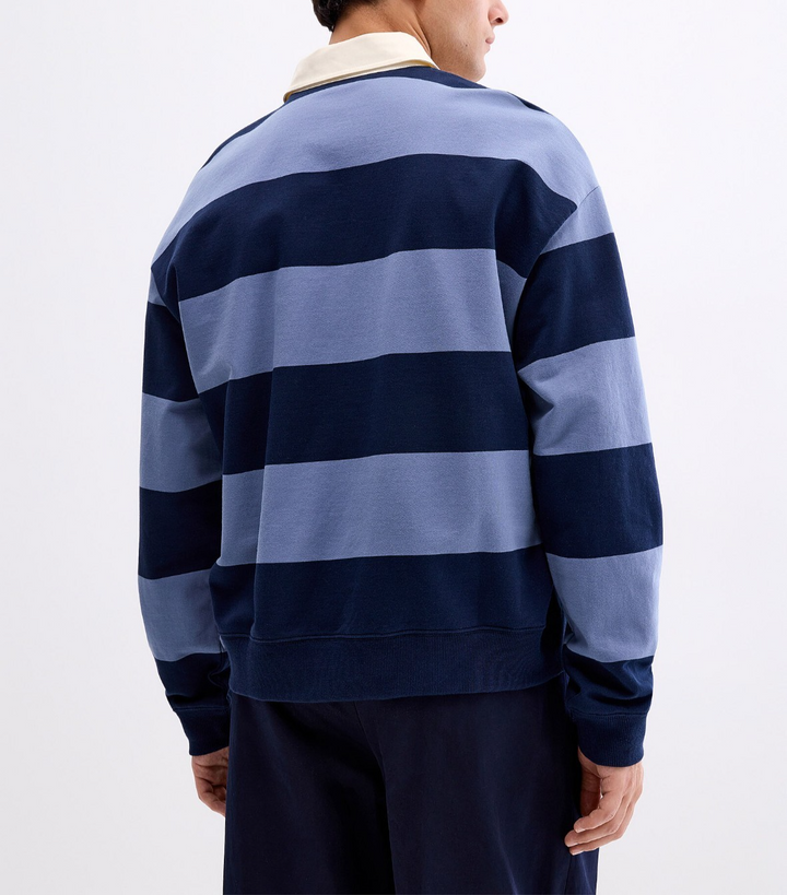 NN07 David Stripe Rugby Polo MSRP $210