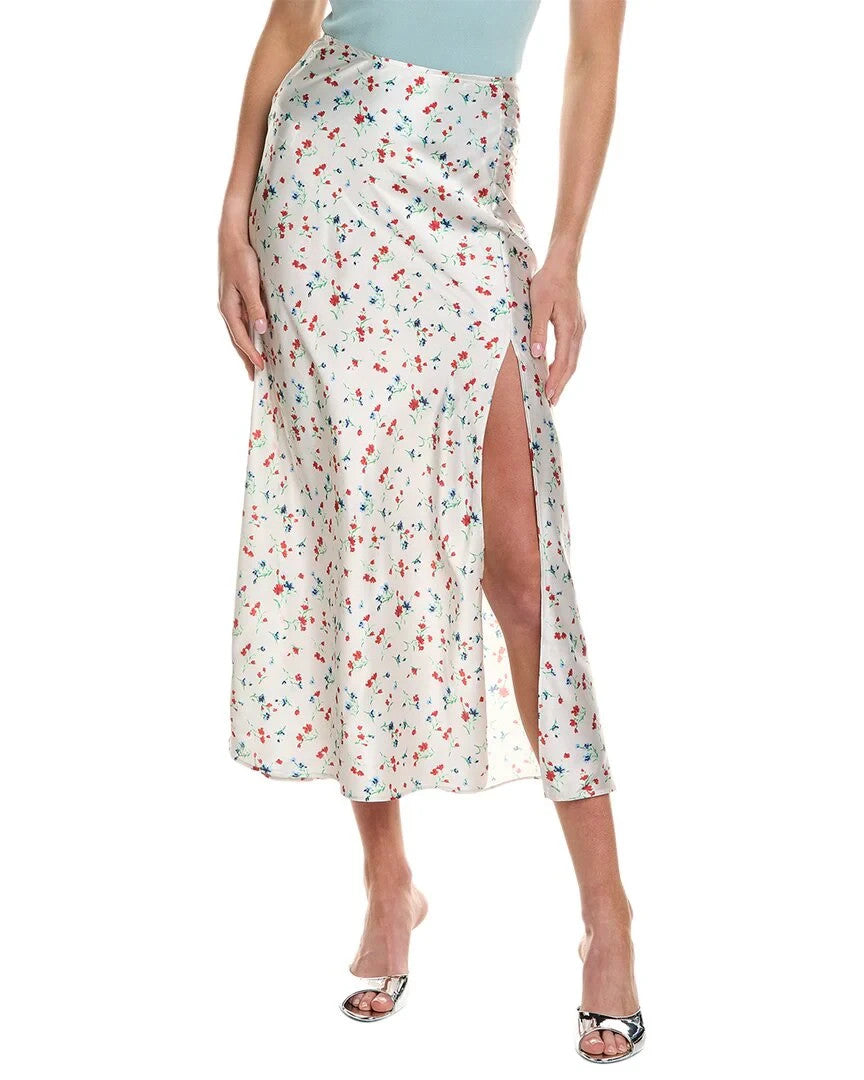 Bardot Annie Satin Skirt MSRP $109