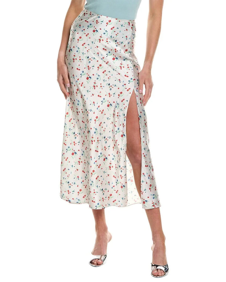 Bardot Annie Satin Skirt MSRP $109