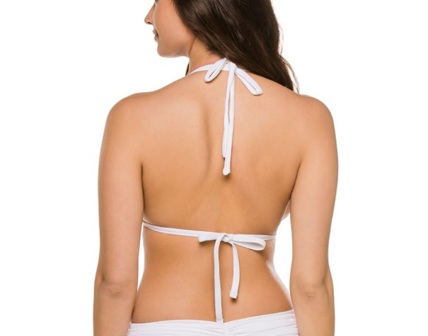 La Blanca Island Goddess Halter Triangle Bikini Top MSRP $64