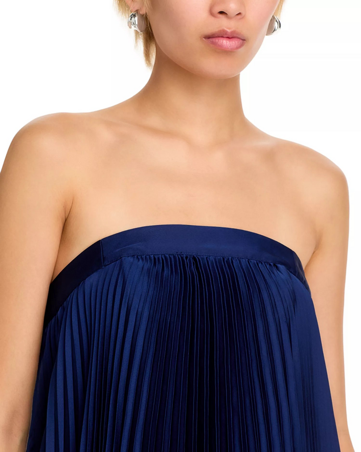 MILLY Jordyn Pleated Dress MSRP $550