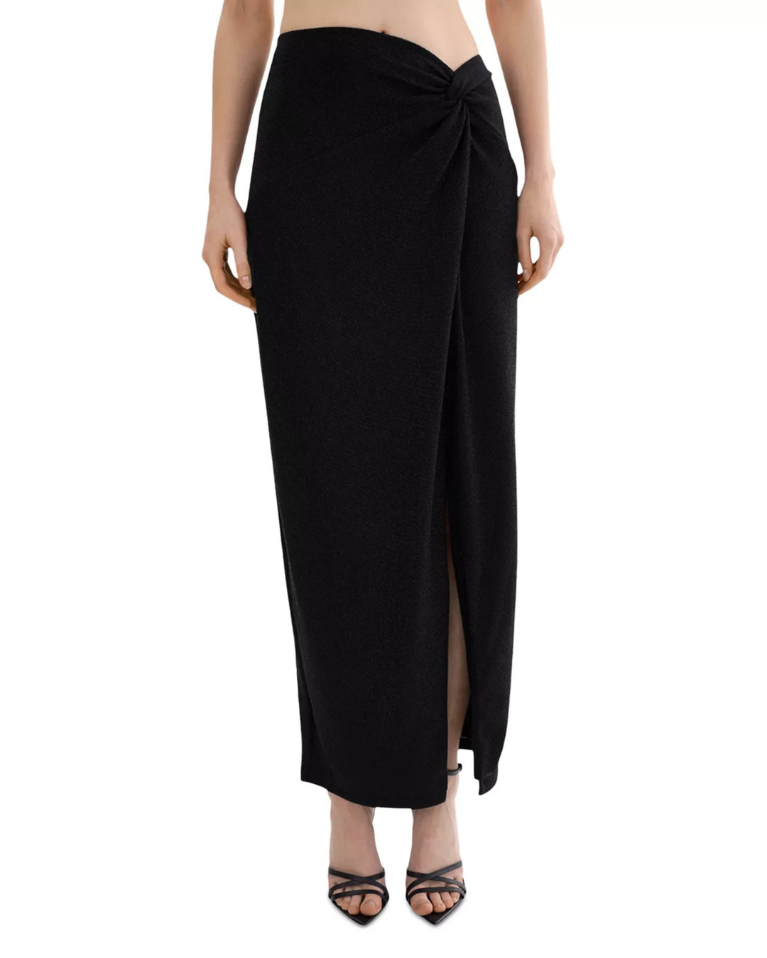 LAMARQUE Ainslee Twist Front Maxi Skirt MSRP $225