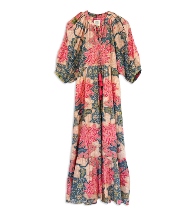 Bell Elizabeth Floral Print Maxi Dress MSRP $350
