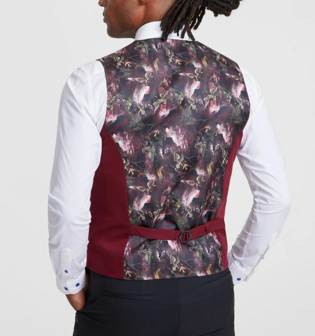 Tayion Collection Men's Classic-Fit Solid Suit Vest MSRP $115