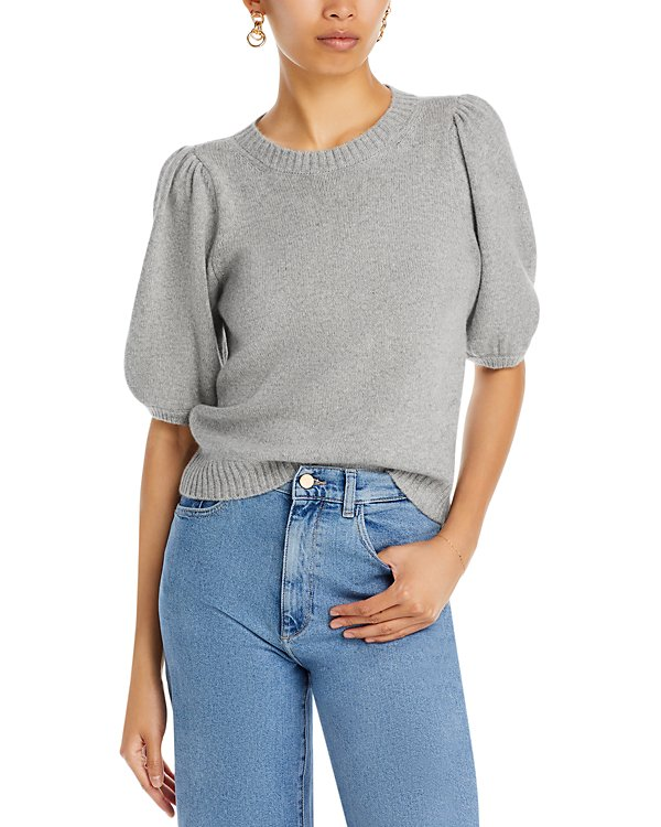 Paige Lucerne Cashmere Puff Sleeve Sweater MSRP $299