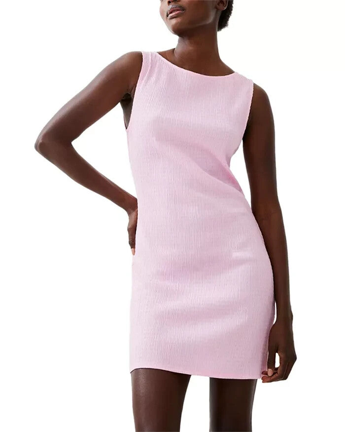 French Connection Rachael Textured Dress MSRP $78  #1B 2432