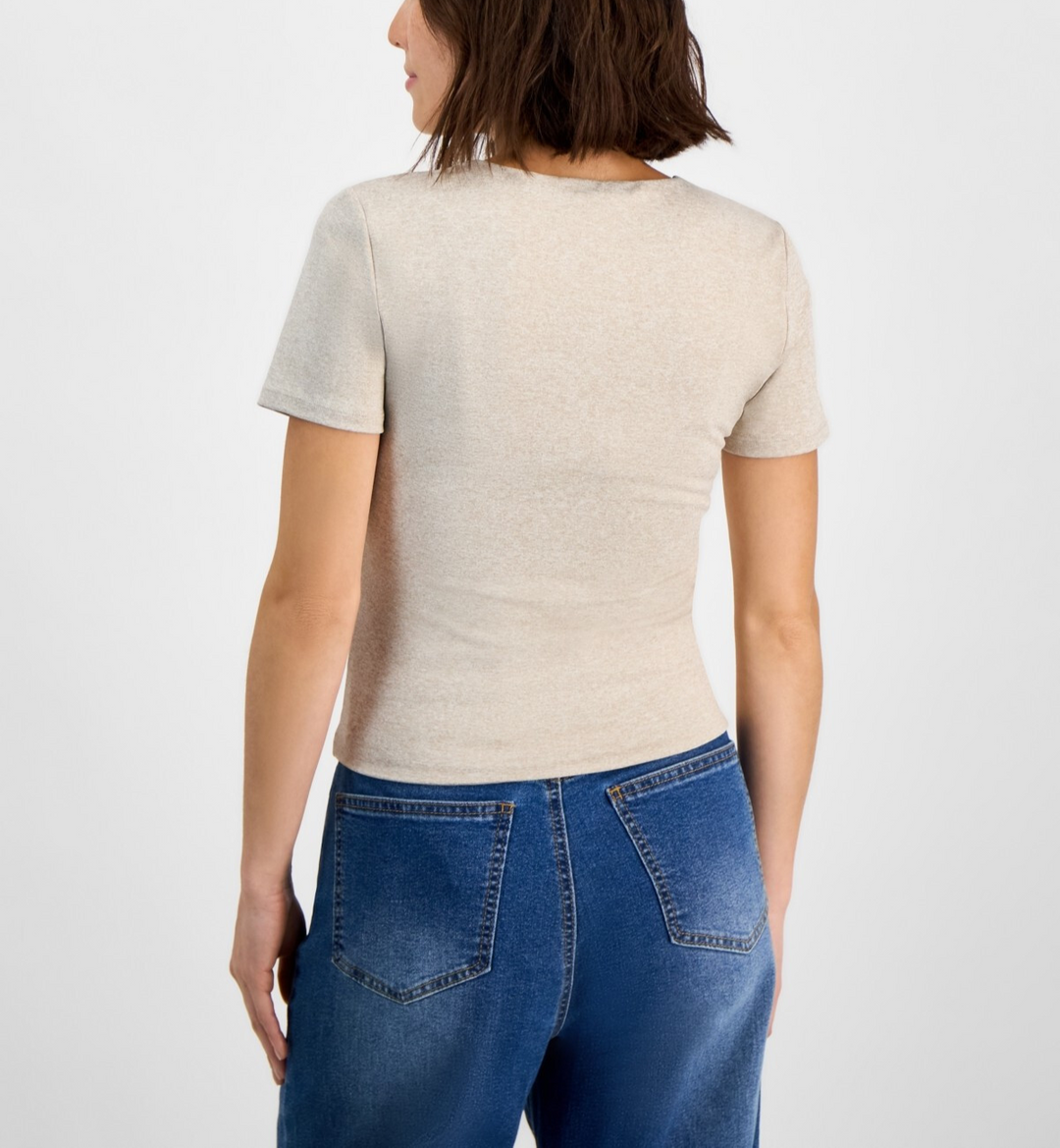 And Now This Petite Short-Sleeve Crewneck Top MSRP $24