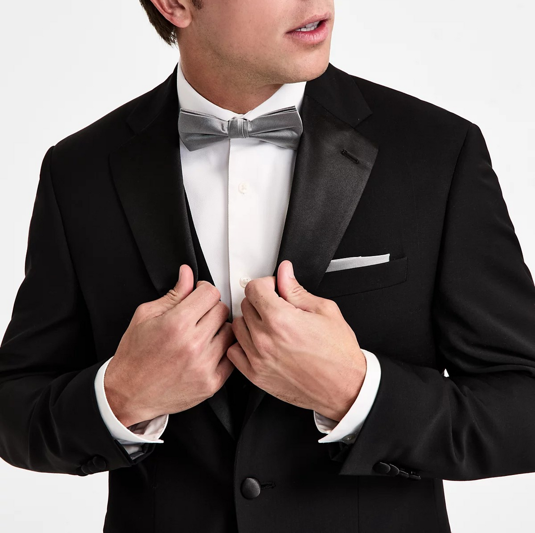 Calvin Klein Men's Slim-Fit Wool-Blend Tuxedo Jacket MSRP $450